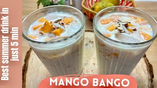 Refreshing Mango Sago Drink | MANGO BANGO Summer Drink | Best Tapioca Pearls Drink for Iftaar