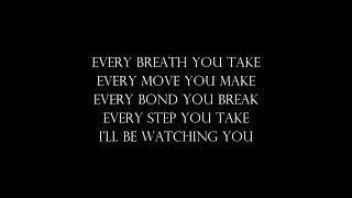 Every Breath You Take - The Police (Lyrics) - Cover