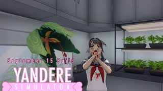 Yandere Simulator-  September 15 Massive Update!