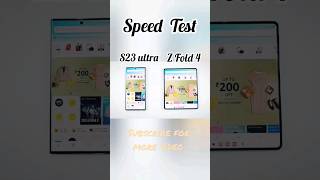 S23 Ultra vs Z Fold 4 💖             Speed Test 👌