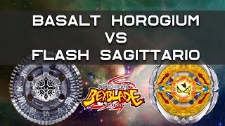 TBT - Beyblade Metal Basalt Horogium vs Flash Sagittario