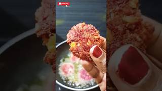 healthy beetroot fritters | beetroot vada recipe #food #shorts