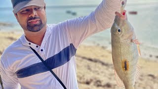 Ep#10- Quick Shore casting at Pointe aux Piment- Fishing beach Mauritius..