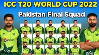 Pakistan Squad For T20 World Cup 2022 | alicricketer