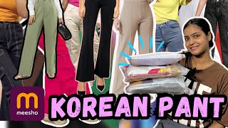 Meesho  Korean Bottom ✨ | Meesho Trouser haul #meesho #youtubevideo #summer #youtubechannel