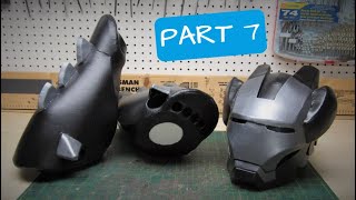 Making a Toothless Ironman ARMOR part 7: Helmet and Gauntlets