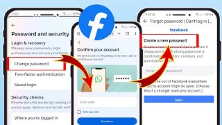 Cách đổi mật khẩu Facebook không cần mã WhatsApp