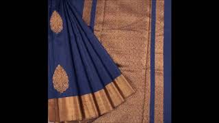 Latest Beautiful Banarasi Tussar Silk Saree Designs!!!