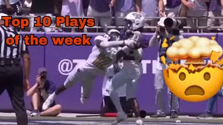 Top 10 College Football Plays of Week 1!!