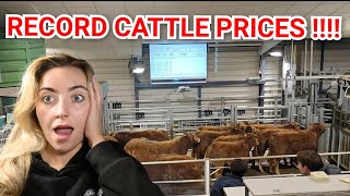 RECORD CATTLE PRICES AT THE MART