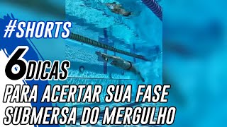 #SHORTS com 6 DICAS da fase subaquática do MERGULHO!