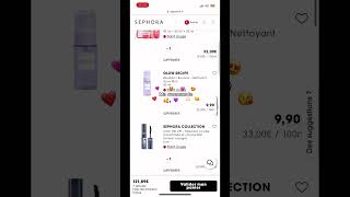 J’ai économisé 🥰 #beauty #beauté #sephora #maquillage #makeup #mode #skincare #musique #commande