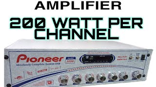 New Amplifier 200 watt per channel with Bluetooth assembled #diy #youtuber