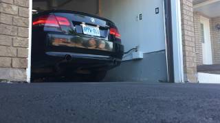 e92 335i 'cold start' + idle + rev w/ muffler delete