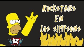 ROCKSTARS EN LOS SIMPSONS