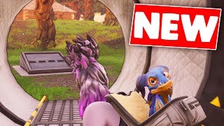 NEW TUNNELS INSIDE THE WAILING WOODS BUNKER | Fortnite Battle Royale