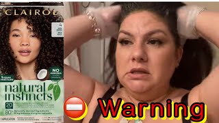 Clairol Natural Instincts Hair Dye, 4 Dark Brown Hair Color Full Review. Does It Cover Gray Hair?