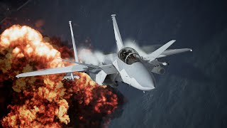 Ace Combat 7 Skies Unknown - Mission 11 Fleet Destruction F-15S/MTD Replay Full Mission