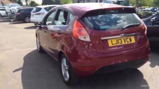 FORD FIESTA ZETEC RED 2013