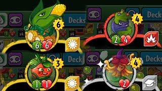 Plants vs Zombies Heroes - More Set 3 Cards + Some changes (Read desc) | Thinking Cap more Gameplay