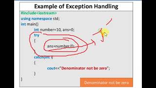 Exception Handling in C++ part2