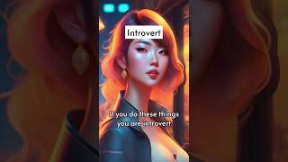 If you do these things you are introvert 😶🤔 #shorts #psychologyfacts #subscribe