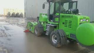 industrial cement road sweeper