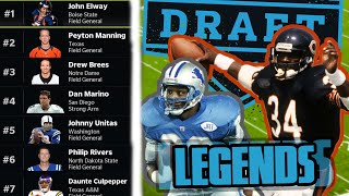 I ADDED LEGENDS TO THE GAME AND DRAFTED THEM!