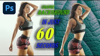 Photoshop Tutorial: Change Your Photo Background in 60 Seconds | Photoshop Magic