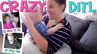 My crazy DITL as a mum of 4 || 6 month sleep regression, party prepping & sickness!