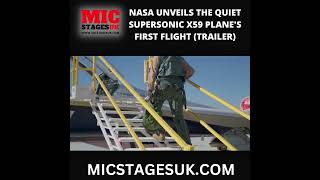 NASA Unveils the QuietSupersonic x59 Plane's First Flight (Trailer)