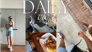 chaotic morning, meeting heavy work days & saturday fun w sisters | VLOG