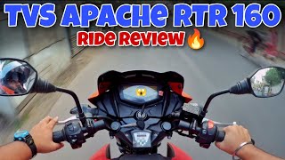 2022 New TVS Apache RTR 160 - Ride Review || TVS Apache RTR 160 On Road Price