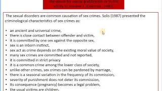 COURSE UNIT 9 - The  Concept and Nature of Sexual Deviancy and Normal Sexuality