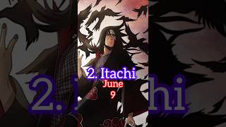 Top 5 Broken Heroes Birthday date in naruto #massedit #tamill #viralvideo #animeedit #tamill #naruto