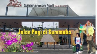 Jalan Pagi di Summarecon Bandung, Lewat Mall dan Taman Danau Air Mancur #summareconmallbandung