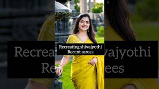 Recreating shivajyothi sarees🧡 #shorts #shortsfeed #shivajyothi #jyothakka #sarees #sareescollection