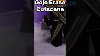 Gojo Erase Cutscene #roblox #thestongestbattlegrounds #saitamabattlegrounds #shorts