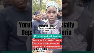 No more Nigeria as yoruba tribe departs Nigeria #youtubecreatorcommunity #shortsafrica