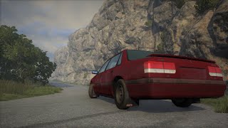 BeamNG drifting 1.8l Ibishu Pessima (logitech G27)