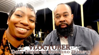 VLOGTOBER DAY 27: DATE NIGHT AT A WINERY | ROMANO WINERY, BRANDYWINE MD