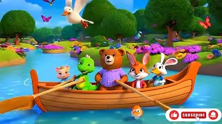 Row Row Your Boat Song : Nursery Rhymes & Kids Fun Songs!