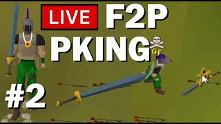 My First F2P Stake Fight - Ep. 2 - Live Commentary - OSRS F2P Pking