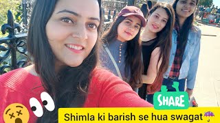 Shimla ki Barish se Swagat ☔ | Advance study center mein humne kya dekha 😮👀