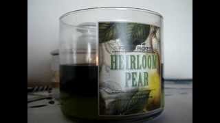 Bath and Body Works Candle Review- Candle of the Week: Heirloom Pear