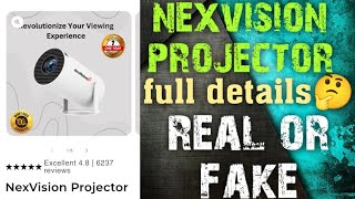 nexvision projector reviews | nexvision projector legit or scam | nexvision 4k projector