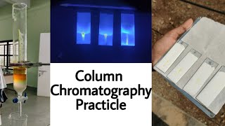 Column Chromatography Practicle | Chromatography Practicle | Phase Separation | Pharmcy Practicle