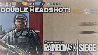 Double Wallbang Headshot! - Rainbow six siege gameplay