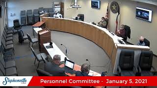 January 5, 2021 - Personnel Committee