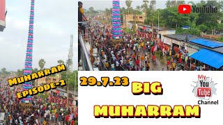 BIG MUHARRAM  Itna Bada tajiya ko kandhe per 5 kilometer Lekar Aaye Hain. #vlog #maharram#tranding